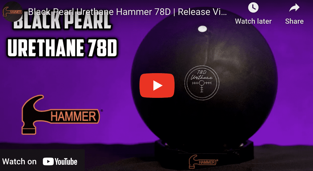 Cover photo of the Hammer Black Urethane bowling ball video