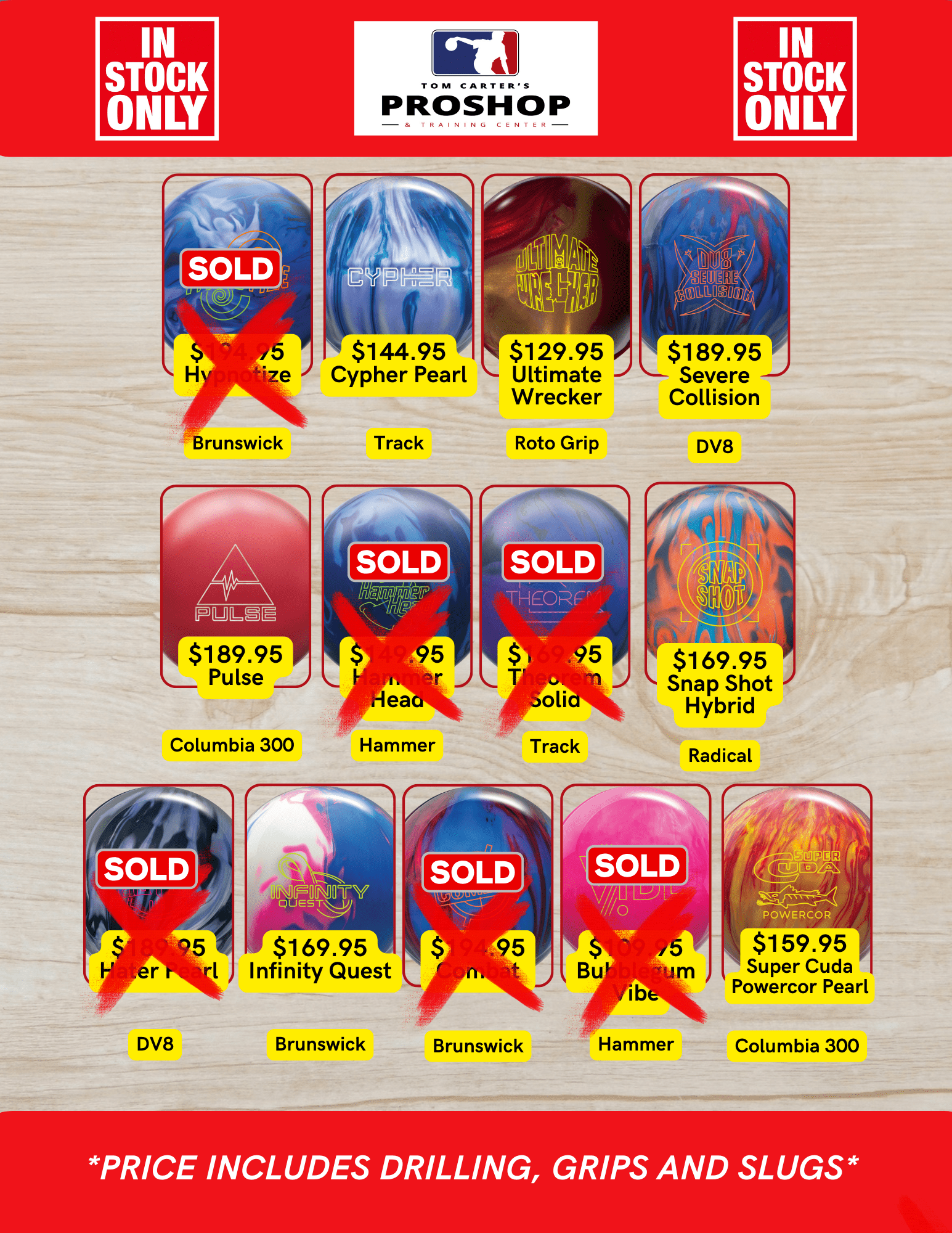 tcps.InStockOnlySale (8) in stock only bowling ball sale