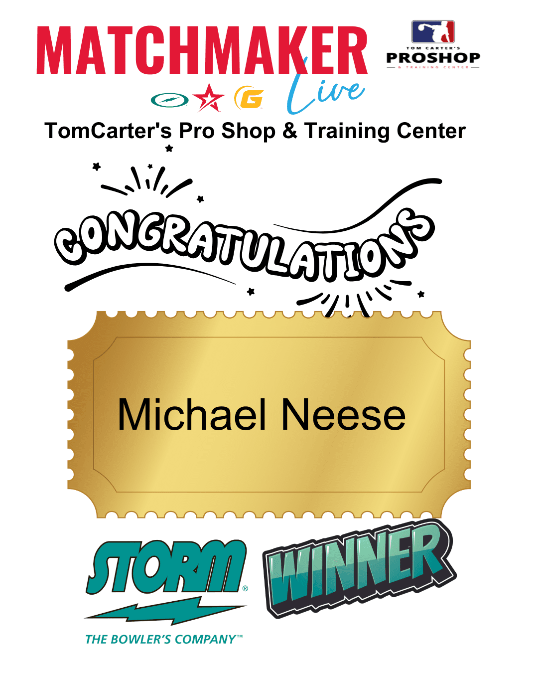 winner of the ball raffle