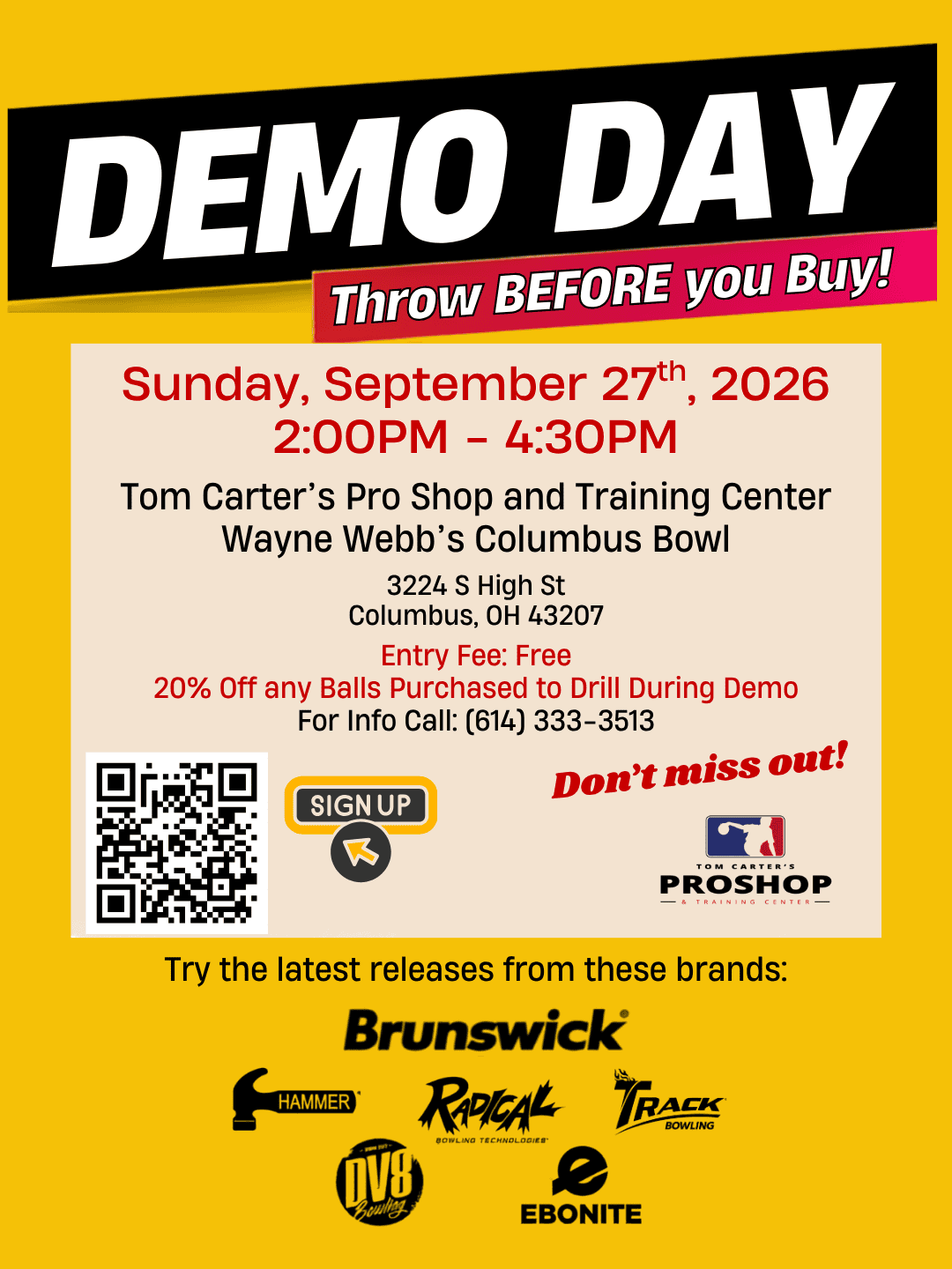 Demo day with QR Code