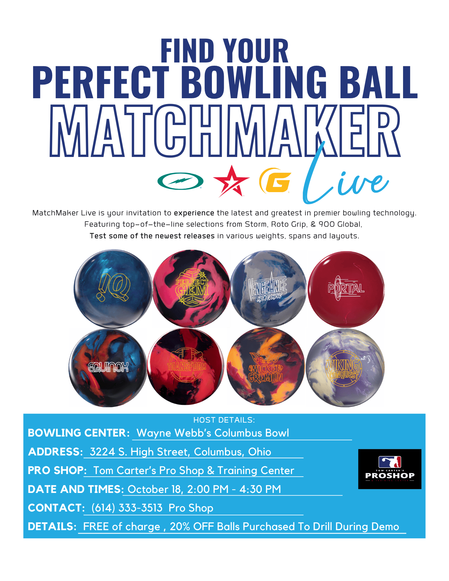Matchmaker Event Oct. 18